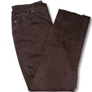 Gloria Vanderbilt Dark Brown Straight Leg Jeans